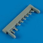 Quickboost QB48383 J2M3 Raiden exhaust Hasegawa 1/48