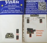 Yahu YMA4896 F-86 E/F Black Hasegawa / Eduard / Revell 1/48
