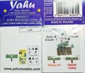 Yahu YMA4913 A5M4 (Mitsubishi Green) Wingsy Kits 1/48