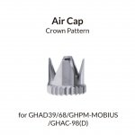 Gaahleri 40256 Crown Pattern Airbrush Air Cap for GHAD39/68/GHPM-MOBIUS/GHAC-98(D)