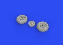 Eduard 648679 Z-126/226 Trener wheels EDUARD 1/48