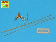 Aber R-33 Set of aerials for Russian Tanks like: T-34; T-55; T62; T-72 and other AVF  (1:35)