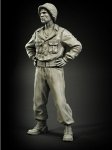 Panzer Art FI35-014 US Army PTO tank commander 1/35