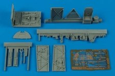 Aires 4366 Hawker Typhoon Mk.IB car door cockpit set 1/48 Hasegawa