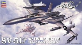 Hasegawa 65776 SV-51y w/Twin Booster Macross Zero 1/72