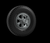 Panzer Art RE35-798 Sd.Kfz 8 Early front wheels (Fulda) 1/35