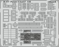 Eduard 36477 Panzer II Ausf. F ACADEMY 1/35
