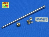 Aber 35L-047N German 75mm barrel for Kwk 40 L/48 with middle model muzzle brake for Pz.Kpfw. IV, Ausf.H late - Ausf.J early (1:35)