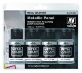 Vallejo 77601 Metallic Panel 4 x 32ml