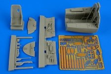 Aires 2198 Me 163B Komet cockpit set 1/32 Meng