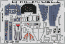 Eduard FE764 Su-25K interior 1/48 SMER