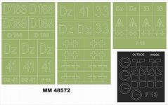 Montex MM48572 JUNKERS F-13 for MINIART 48002 1/48