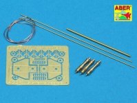 Aber R-25 US antenna and brackets (set of 3 pcs) (1:35)