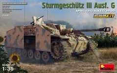 Mini Art 35338 Sturmgeschutz III Ausf. G APRIL 1943 ALKETT PROD. INTERIOR KIT 1/35