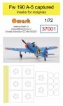 Omask 37001 Fw 190 A-5 Captured 1/72