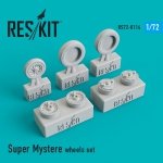 RESKIT RS72-0114 SUPER MYSTÈRE WHEELS SET 1/72