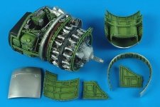 Aires 2167 P-47D Thunderbolt engine set 1/32 HASEGAWA