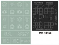 Montex MM48456 P-40B AIRFIX 1/48