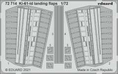 Eduard 72714 Ki-61-Id landing flaps TAMIYA 1/72