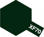 Tamiya XF70 Dark Green 2 (81770) Acrylic paint 10ml