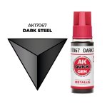 AK Interactive AK17067 DARK STEEL – QUICK GEN COLOR 18ml