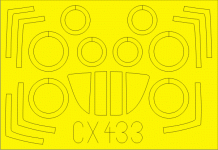 Eduard CX433 MiG-29A Izdeliye 9-12 TRUMPETER 1/72