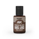 AK Interactive AK12104 DARK BROWN - PRECISION PANEL LINER 30ml