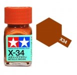 Tamiya X34 Metallic Brown (80034) Enamel Paint