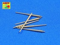 Aber 350L-10 Set of 6 pcs 155 mm barrels for Japanese ships Yamato and Musashi (1:350)