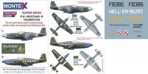 Montex K32308 P-51 Mustang III (RAF,USAAF) 1/32