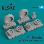 RESKIT RS72-0166 A-1 SKYRAIDER (EARLY VERSION) WHEELS SET 1/72