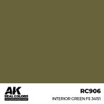 AK Interactive RC906 Interior Green FS 34151 17 ml