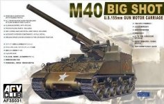 AFV Club 35031 M-40 155mm Gun Motor Carriage (1:35)