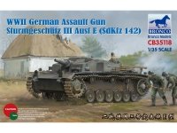 Bronco CB35118 WWII German Assault Gun Sturmgeschutz III Ausf E (SdKfz 142) 1/35
