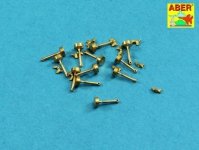 Aber 16105 Wing nuts with turned bolt x 12 pcs. 1/16