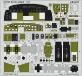 Eduard 32944 B-24 cockpit 1/32 HOBBY BOSS