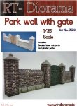 RT-Diorama 35244 Park wall with gate 1/35