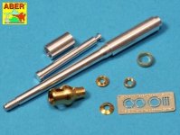Aber 35L-076n 88mm KwK36/L56 barrel for German Tank Tiger I, Ausf. E - with early muzzle brake (1:35)