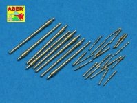 Aber 350L-49 Set of barrels 100mm x 8; 25mm x 20 for Japan Navy Akizuki class Destroyer (1:350)