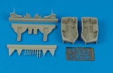 Aires 4357 F6F-3/5 Hellcat wheel bay 1/48 Eduard