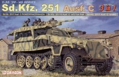 Dragon 6224 Sd.Kfz.251/10 ausf. C 3 w 1 (1:35)