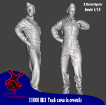 Glowel Miniatures 35008 WSS tank crew in overalls 1/35