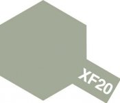 Tamiya XF20 Medium Grey (81720) Acrylic paint 10ml