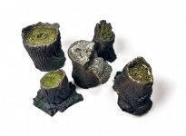 Vallejo SC306 Scenics Small tree stumps 1/35