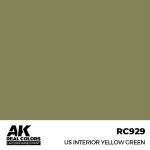 AK Interactive RC929 US Interior Yellow Green 17 ml