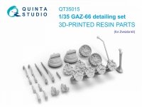 Quinta Studio QT35015 GAZ-66 detailing set (Zvezda) 1/35