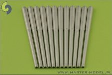 Master SM-200-001 USS Arizona BB-39 (1941) - main gun barrels - 14in/45 (356mm) (12pcs)