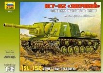 Zvezda 3532 ISU-152 Soviet self-propelled gun (1:35)