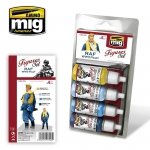 AMMO of Mig Jimenez 7026 RAF WWII PILOT UNIFORMS 4x17ml