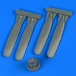 Quickboost QB32243 P-47 Thunderbolt propeller Hamilton Standart Trumpeter 1/32